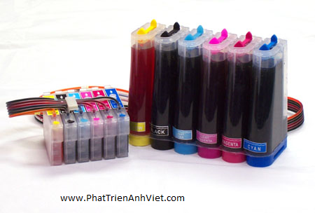 Bảng báo giá mực in màu - mực in phun màu - mực in laser màu - mực photocopy màu - HP, Canon, Epson,